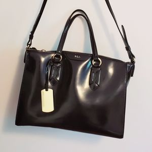 Ralph Lauren Black Label Patent Leather Bag